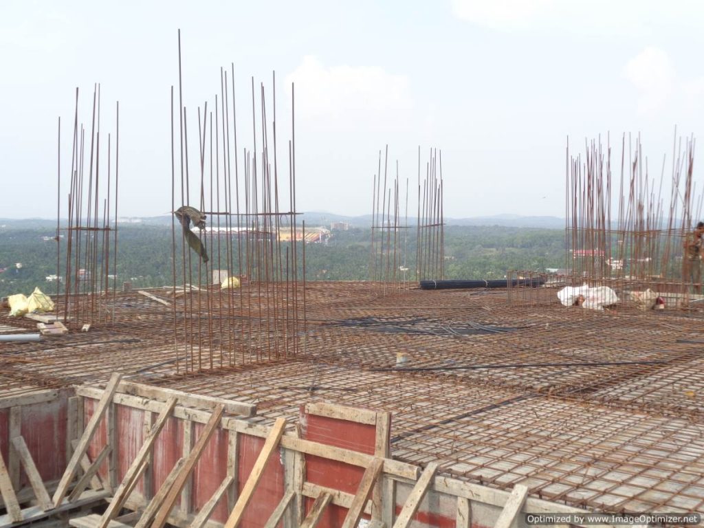 VKL-Towers-Kazhakuttom19th-floor-shuttering-and-steel-work-complteted